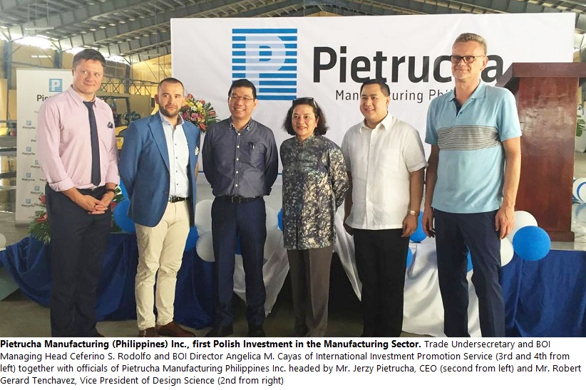 Pietrucha Manufacturing (Philippines) Inc., first Polish Investment in the Manufacturing Sector