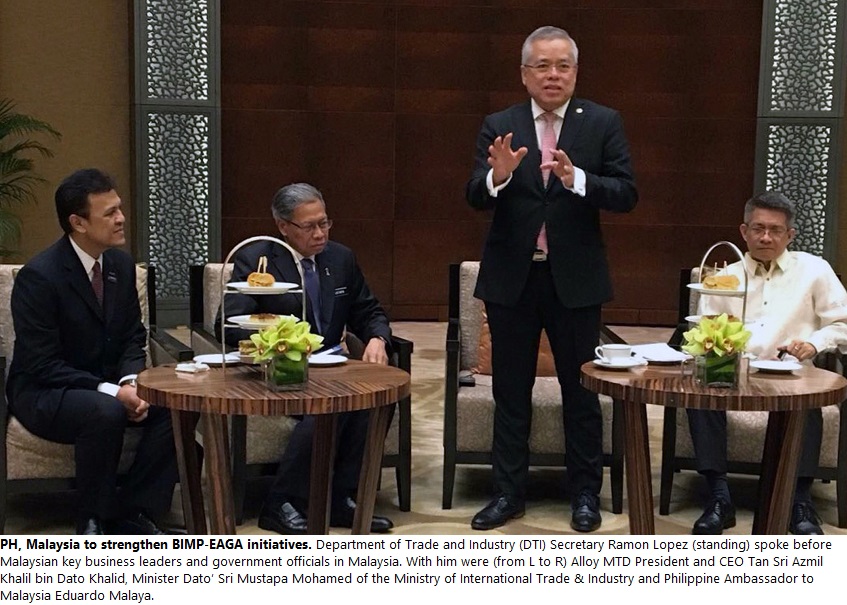 PH, Malaysia to strengthen BIMP-EAGA initiatives