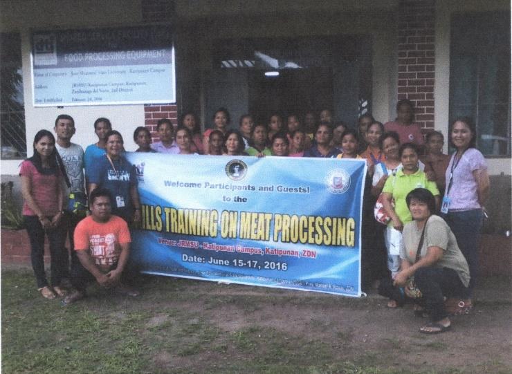 Women's Skills Training on Meat Processing in Zamboanga del Norte 01