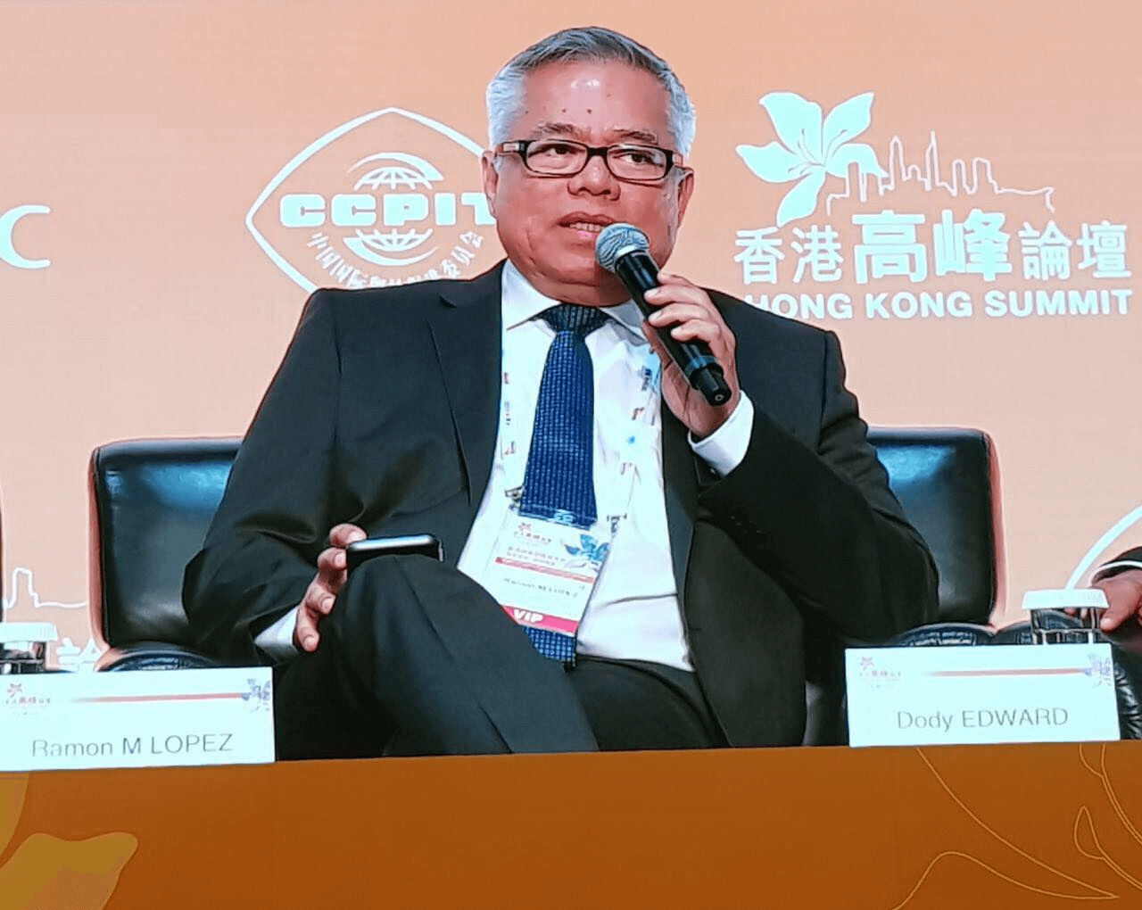 Sec Ramon Lopez at the HK East Asia Summit