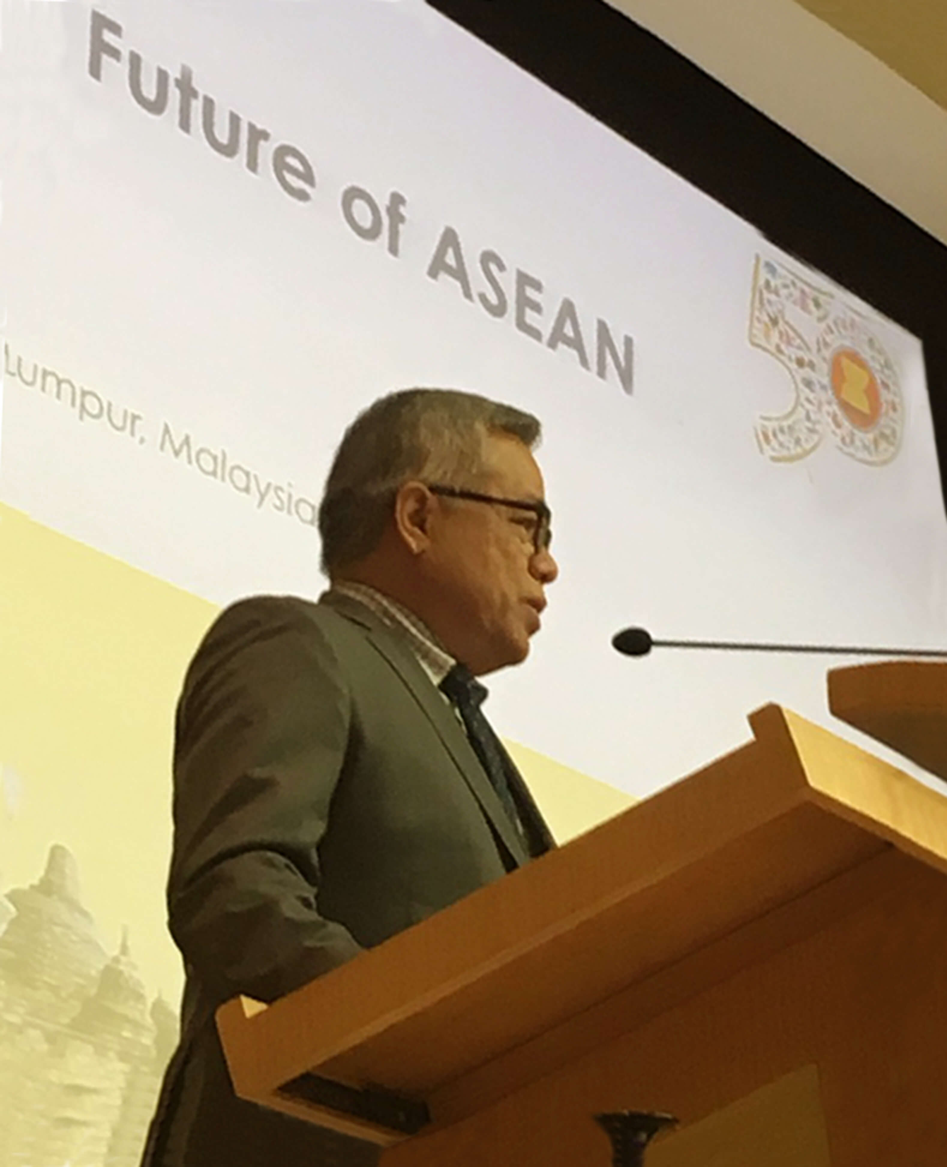 Sec Ramon Lopez at ASEAN@50, KL, Malaysia