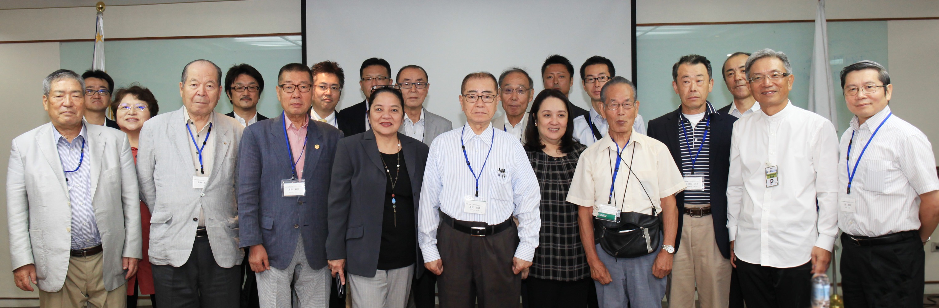 Group picture of The Board of Investments (BOI) led by Director for International Investment Promotion Service Ms. Angelica Cayas along with STR Dita Angara-Mathay, Commercial Counselor of the Philippine Trade and Investment Center – Tokyo pose with members of the Sanjo District International Association of Niigata Prefecture in Japan led by by Mr. Hisao Takanami and Mr. Kiyosada Egawa, President of Biotech Japan after the investment briefing held in Makati City.