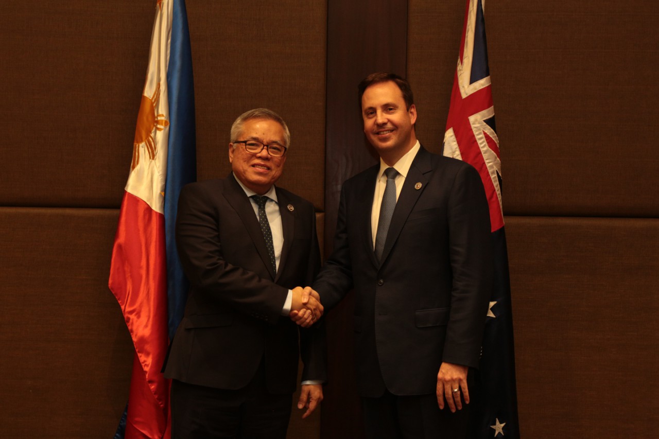 Sec Ramon Lopez with Australian minister