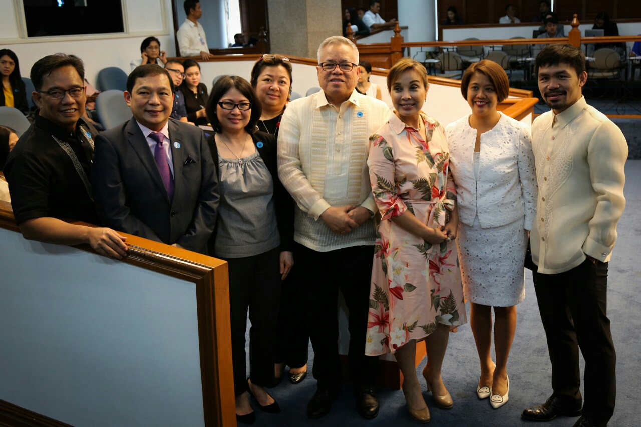 SRML at Senate with Sen Legarda