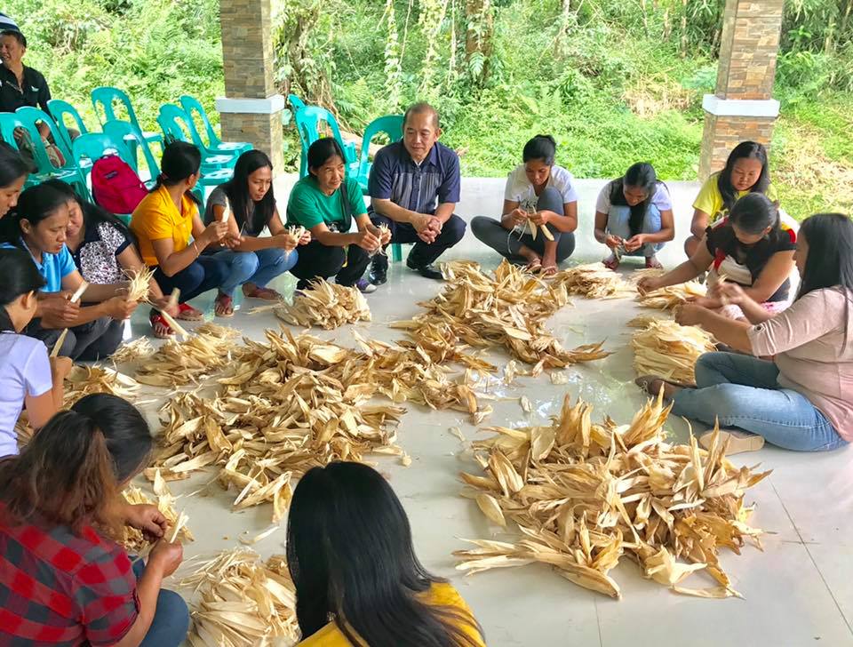 DTI DENR conduct Corn Husk Crafts Making in Isabela