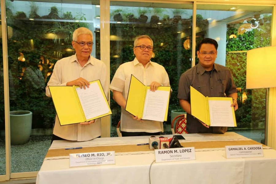 Signing of DTI-DICT-NTC JMC on Prepaid Loads