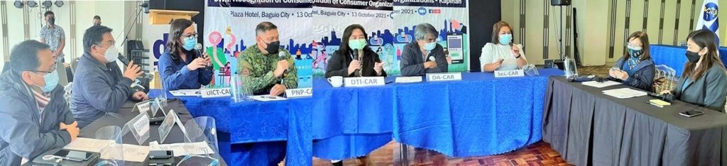 CONSUMERNET members in attendance during Consumer Welfare Month program are agency representatives from LGU-Baguio, DICT-CAR, PNP-CAR, DA-CAR, SEC-CAR, DTI-CAR Regional & Baguio-Benguet Office, DOH-CAR and PIA-CAR.