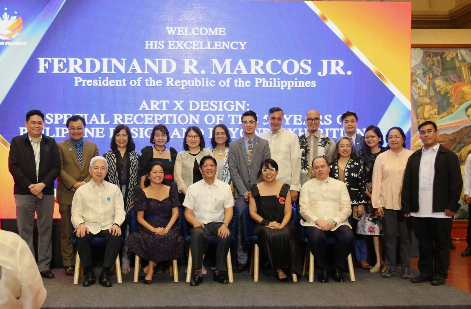 From L to R: DTI Secretary Fred Pascual, First Lady Liza Araneta-Marcos, President Ferdinand R. Marcos Jr., DCP Executive Director Maria Rita Matute and National Museum Chairman of BOT Andoni M. Aboitiz