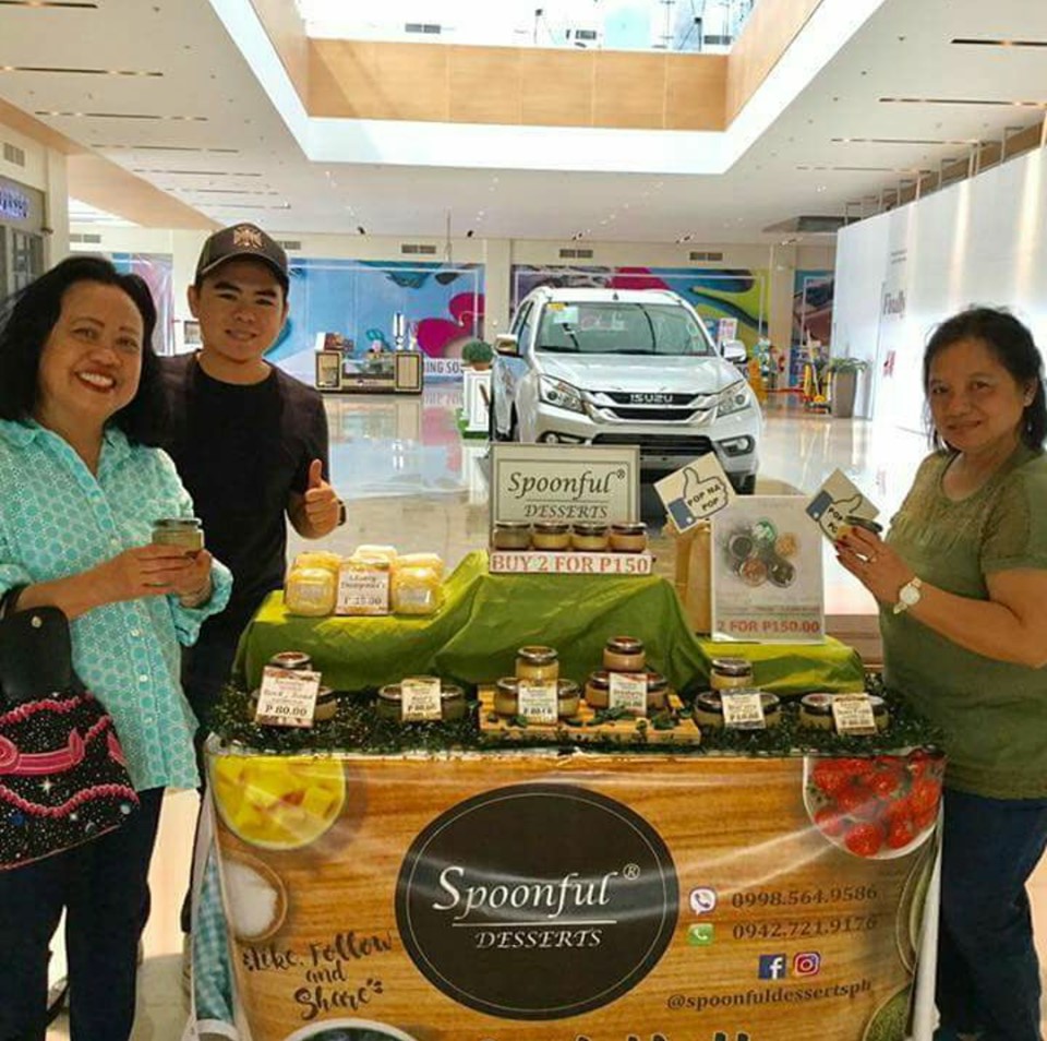From Left to Right: DTI 4A Regional Director, Marilou Toledo, Mr. Cholo Quiaonza of John’s Gourmet Kitchen, and Ms. Laura Jaraplasan, Senior Trade and Industry Specialist at DTI Laguna.